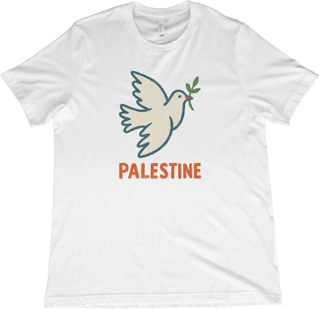 T-Shirt White / XS Palestine Dove T-Shirt