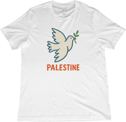 T-Shirt White / XS Palestine Dove T-Shirt