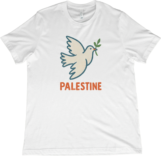 T-Shirt White / XS Palestine Dove T-Shirt