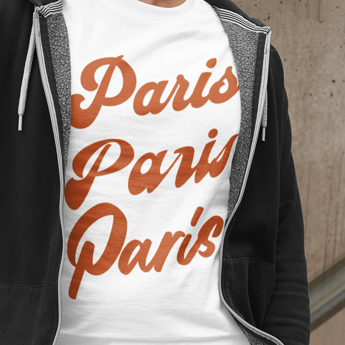 T-Shirt White / XS Paris Paris Paris T-Shirt