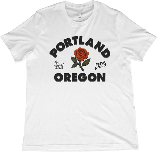 T-Shirt White / XS Portland City of Roses T-Shirt