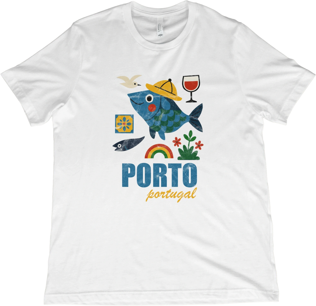 T-Shirt White / XS Porto Portugal T-Shirt