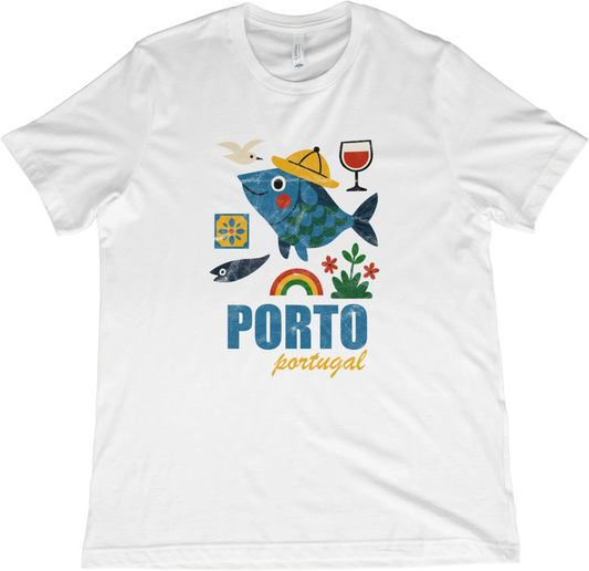 T-Shirt White / XS Porto Portugal T-Shirt
