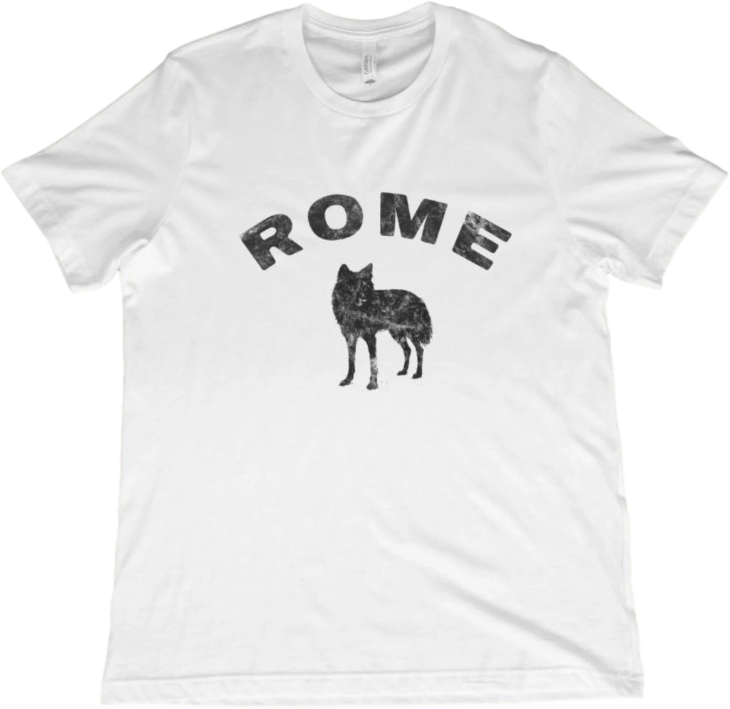 T-Shirt White / XS Rome She Wolf T-Shirt