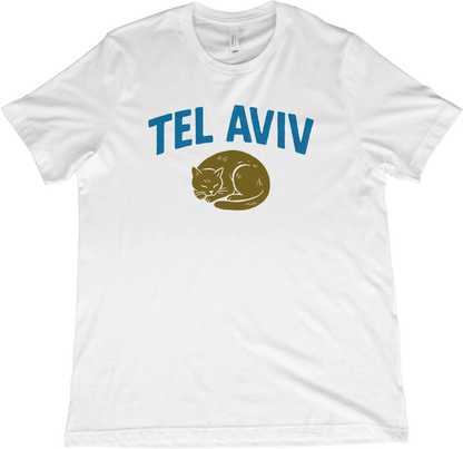 T-Shirt White / XS Tel Aviv Street Cat T-Shirt