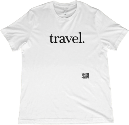 T-Shirt White / XS Travel. T-Shirt